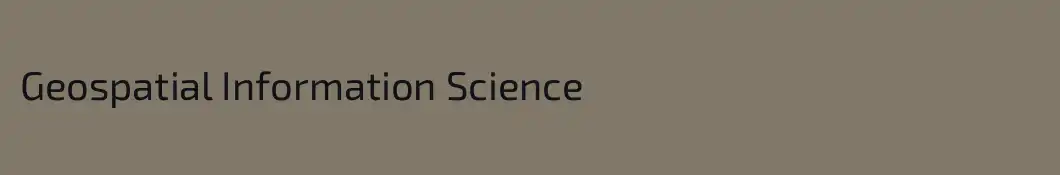 Geospatial Information Science